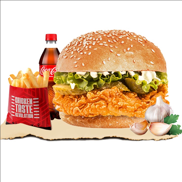 Garlic Chitir Burger